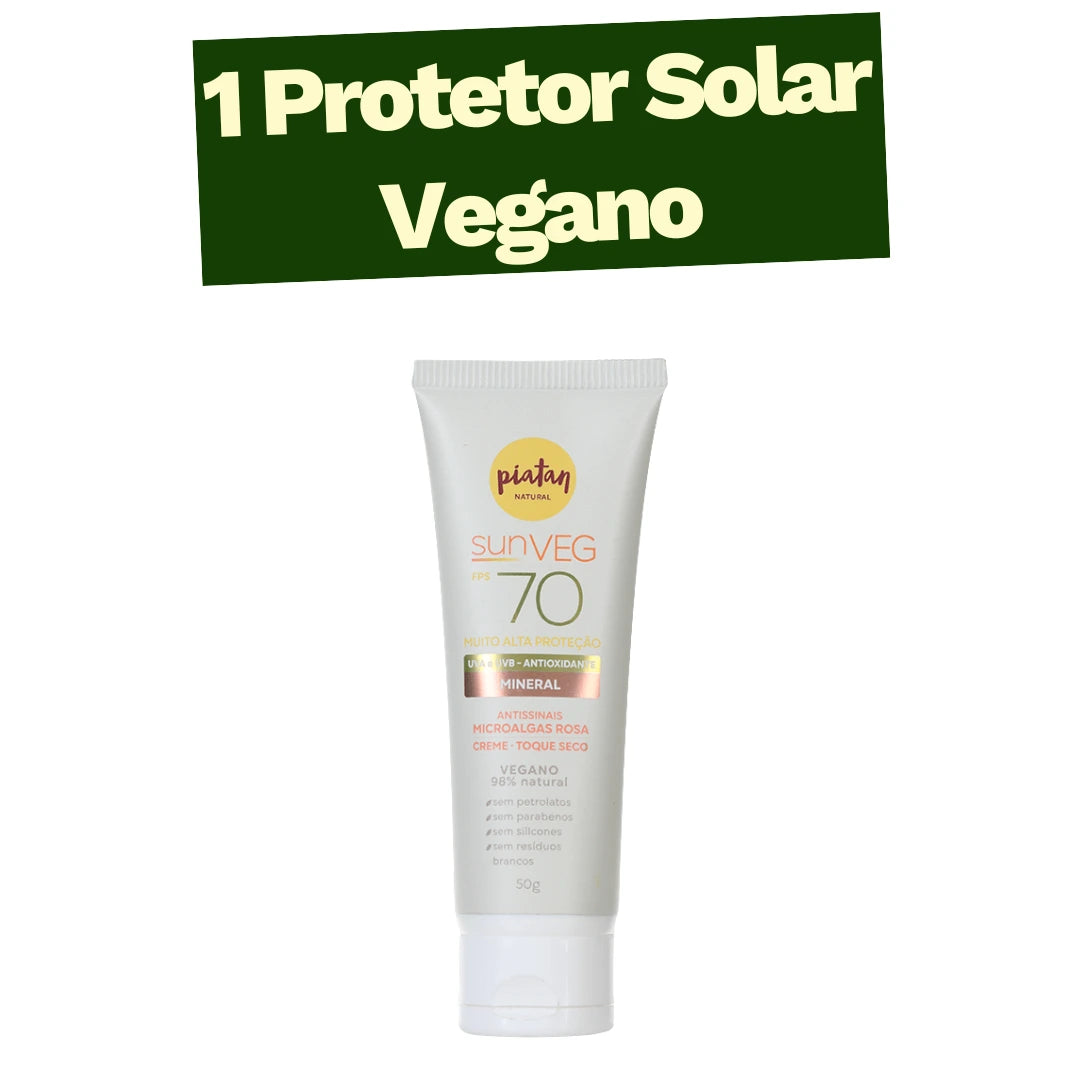 Protetor solar mineral Sunveg FPS 70 — 50 g