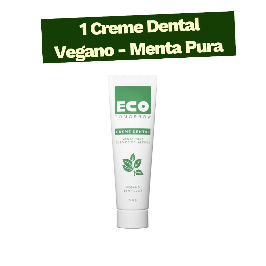 Creme dental vegano menta pura — 90 g